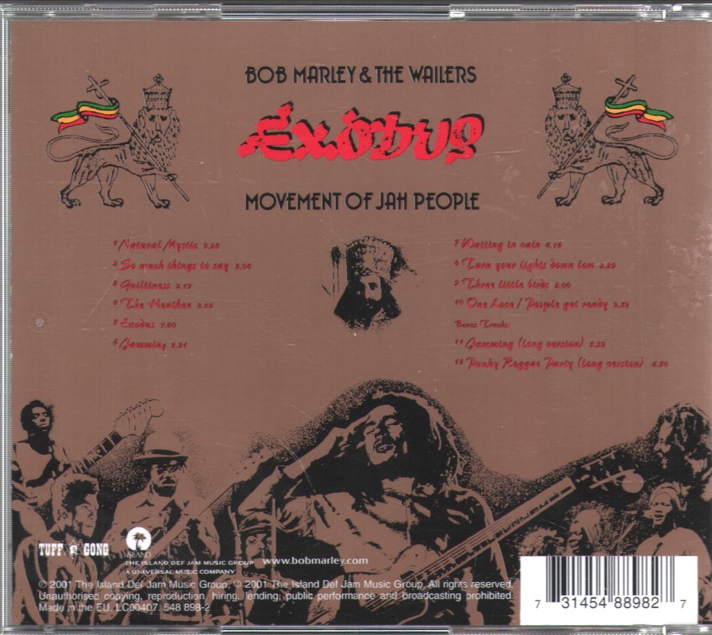 Bob Marley & The Wailers - Exodus - Cd