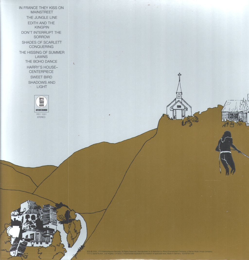 Joni Mitchell - The Hissing of Summer Lawns - Lp