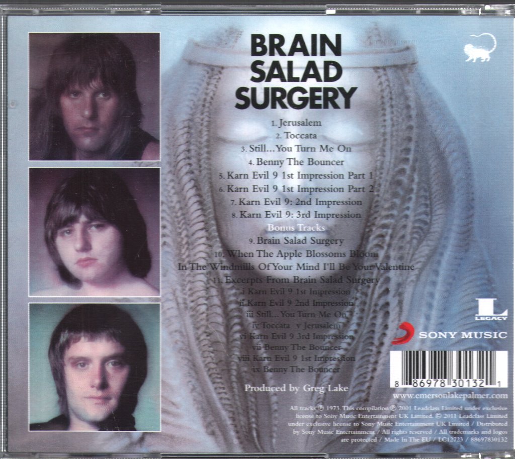 Emerson, Lake & Palmer - Brain Salad Surgery - Cd
