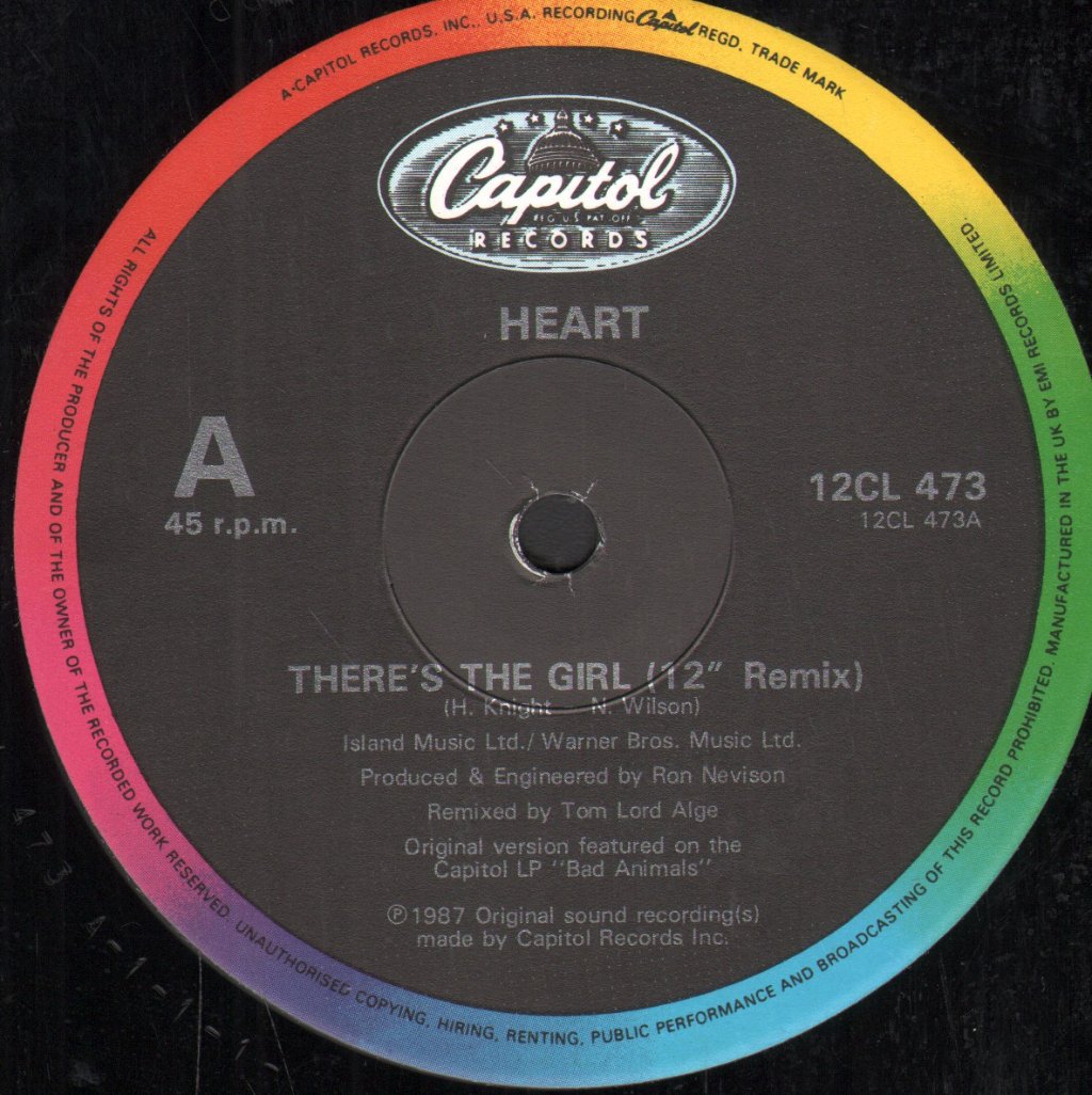 Heart - There's The Girl - 12 Inch