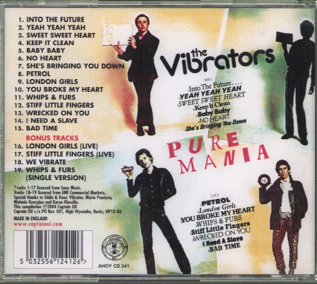 Vibrators - Pure Mania - Cd