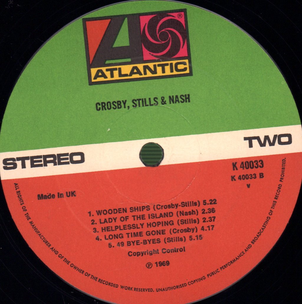 Crosby Stills And Nash - Crosby Stills And Nash - Lp