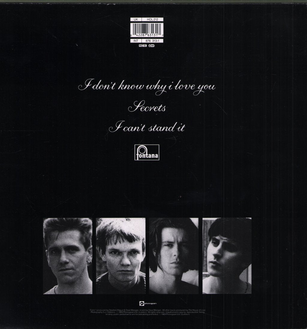 House Of Love - I Don't Know Why I Love You - 12 Inch