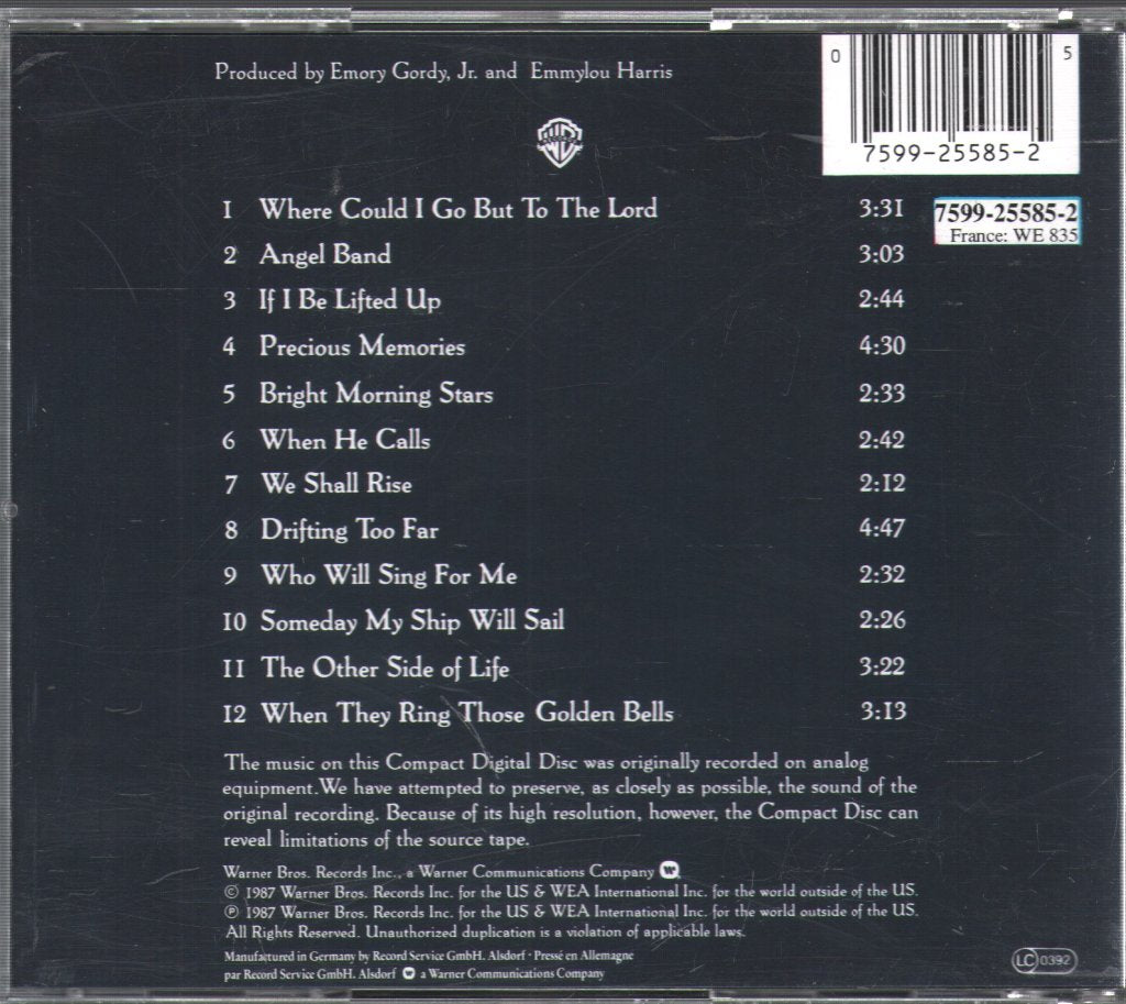 Emmylou Harris - Angel Band - Cd