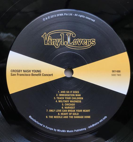 david crosby graham nash neil young - San Francisco Benefit Concert - Lp