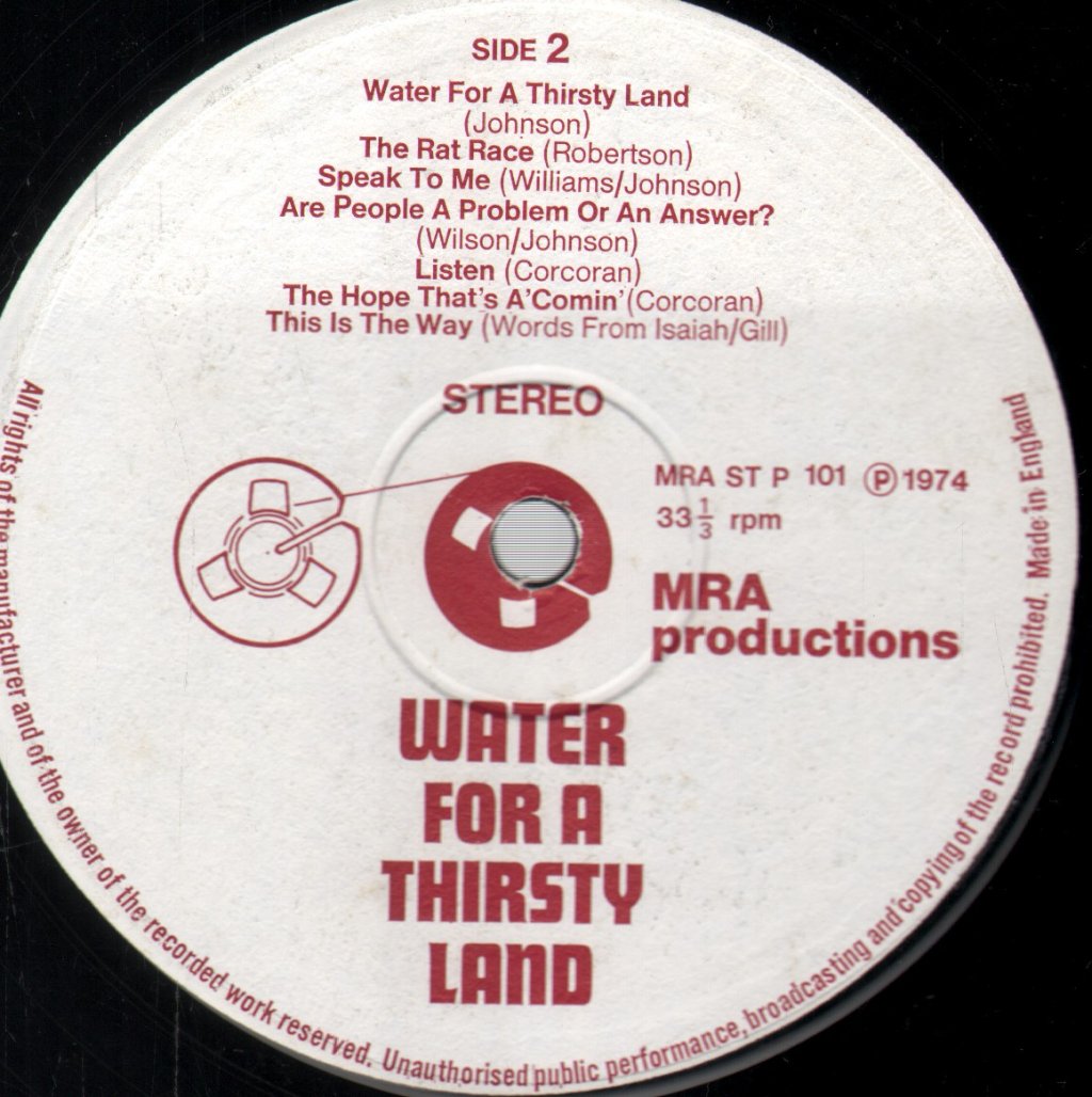 Water For A Thirsty Land - Water For A Thirsty Land - Lp