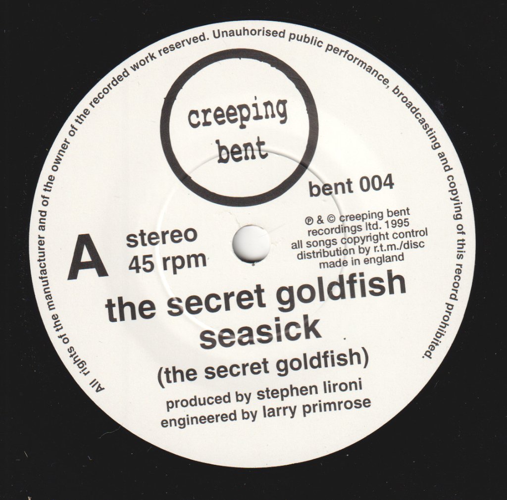 Secret Goldfish - Seasick - 7 Inch