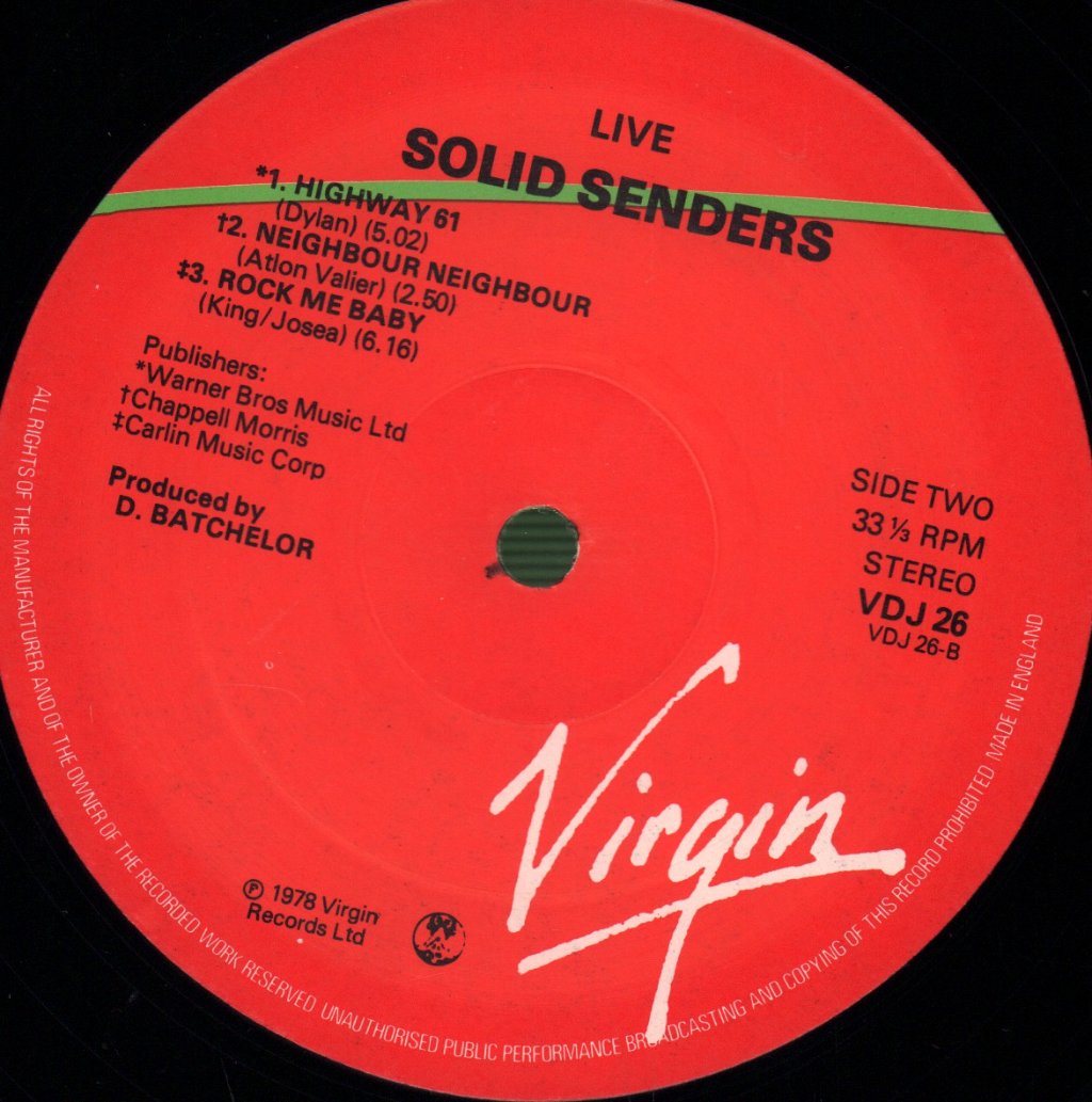 Solid Senders - Solid Senders - Double Lp
