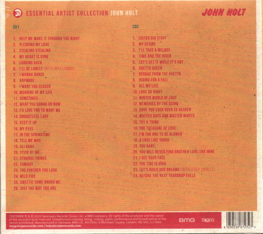 John Holt - Essential Artist Collection - Double Cd