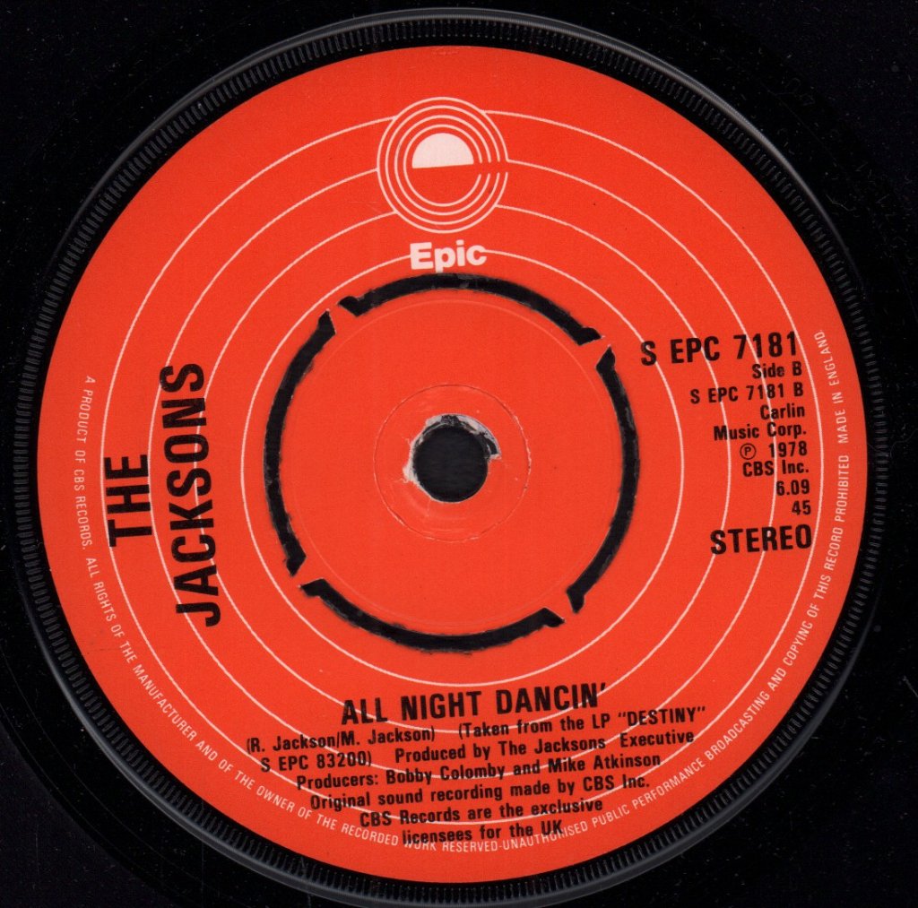Jacksons (Us Group) - Shake Your Body - 7 Inch