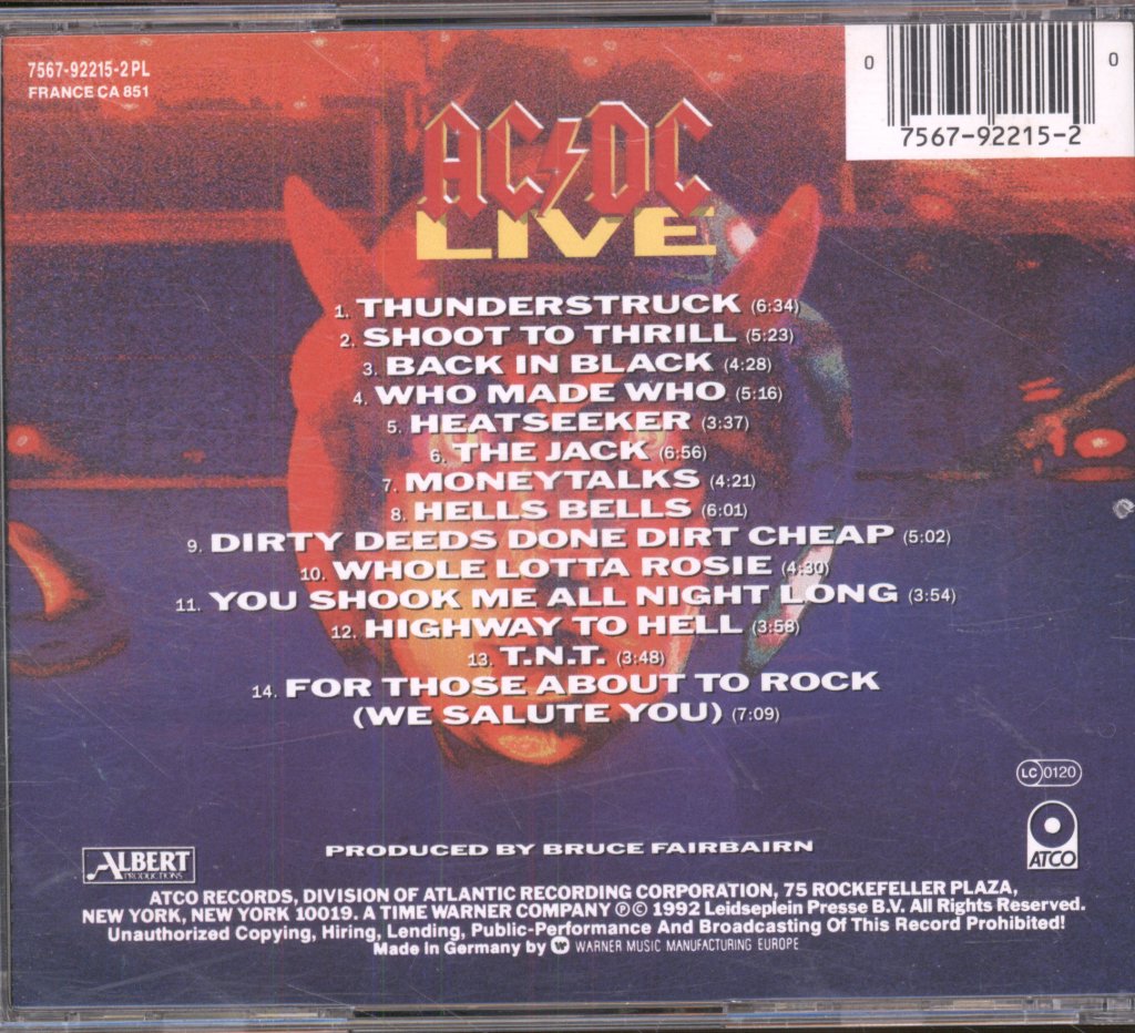 AC/DC - Live - Cd