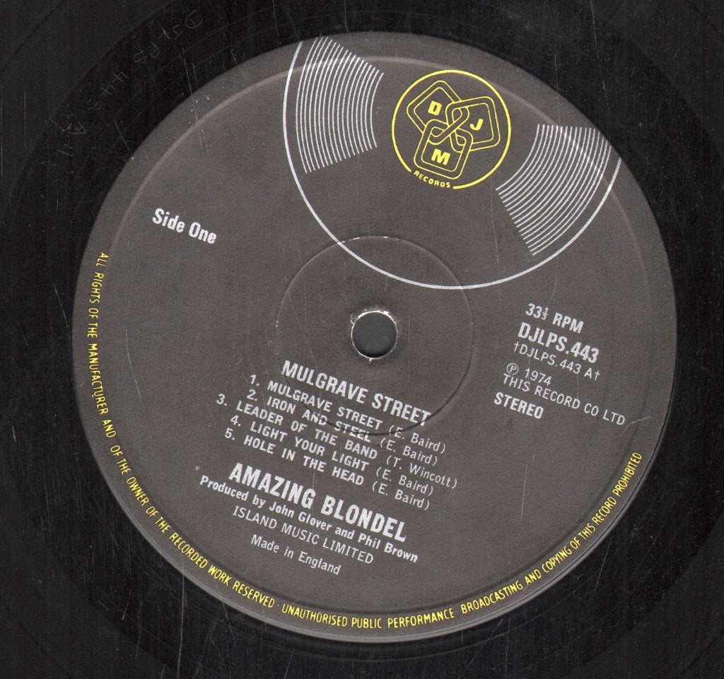 Amazing Blondel - Mulgrave Street - Lp