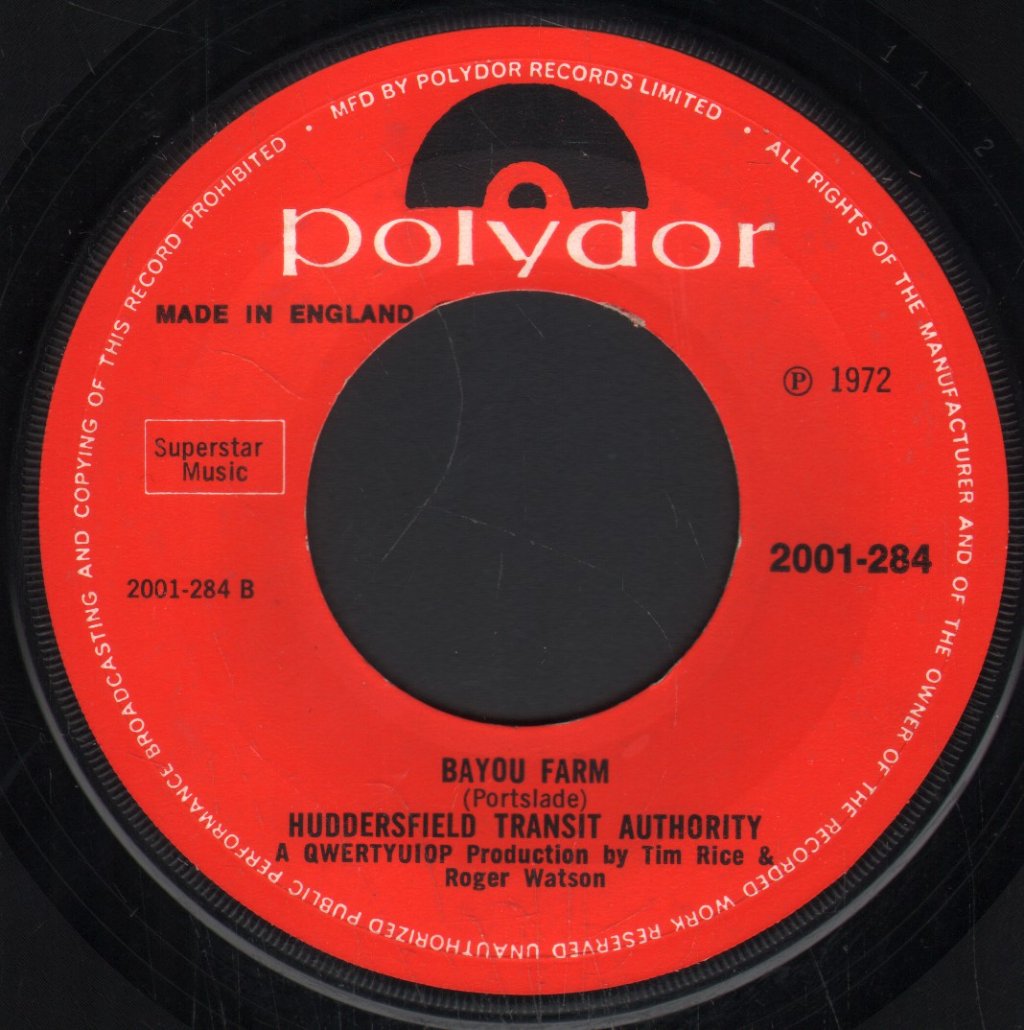 Huddersfield Transit Authority - Runaway - 7 Inch