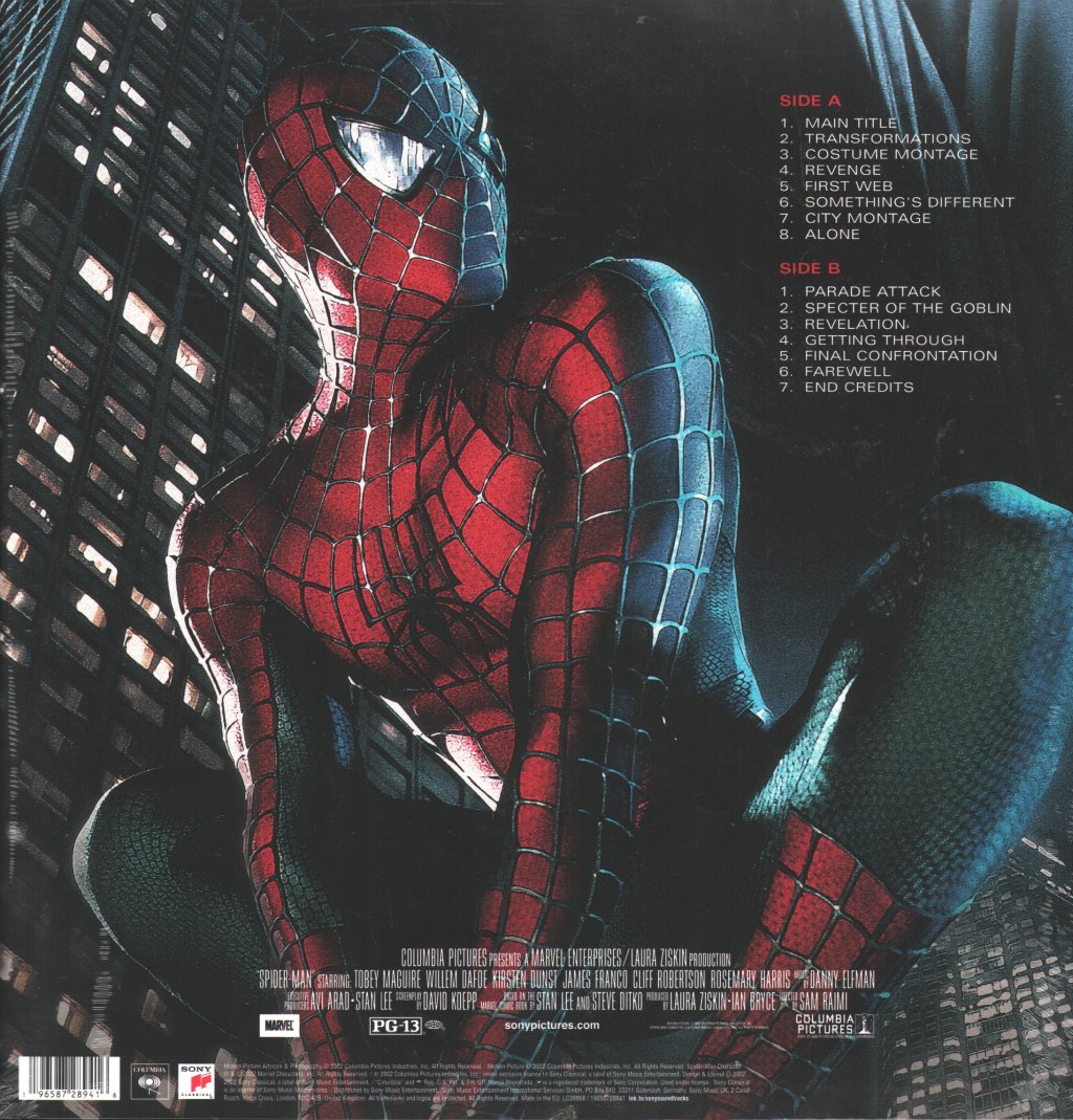Danny Elfman - Spider-Man (Original Motion Picture Score) - Lp