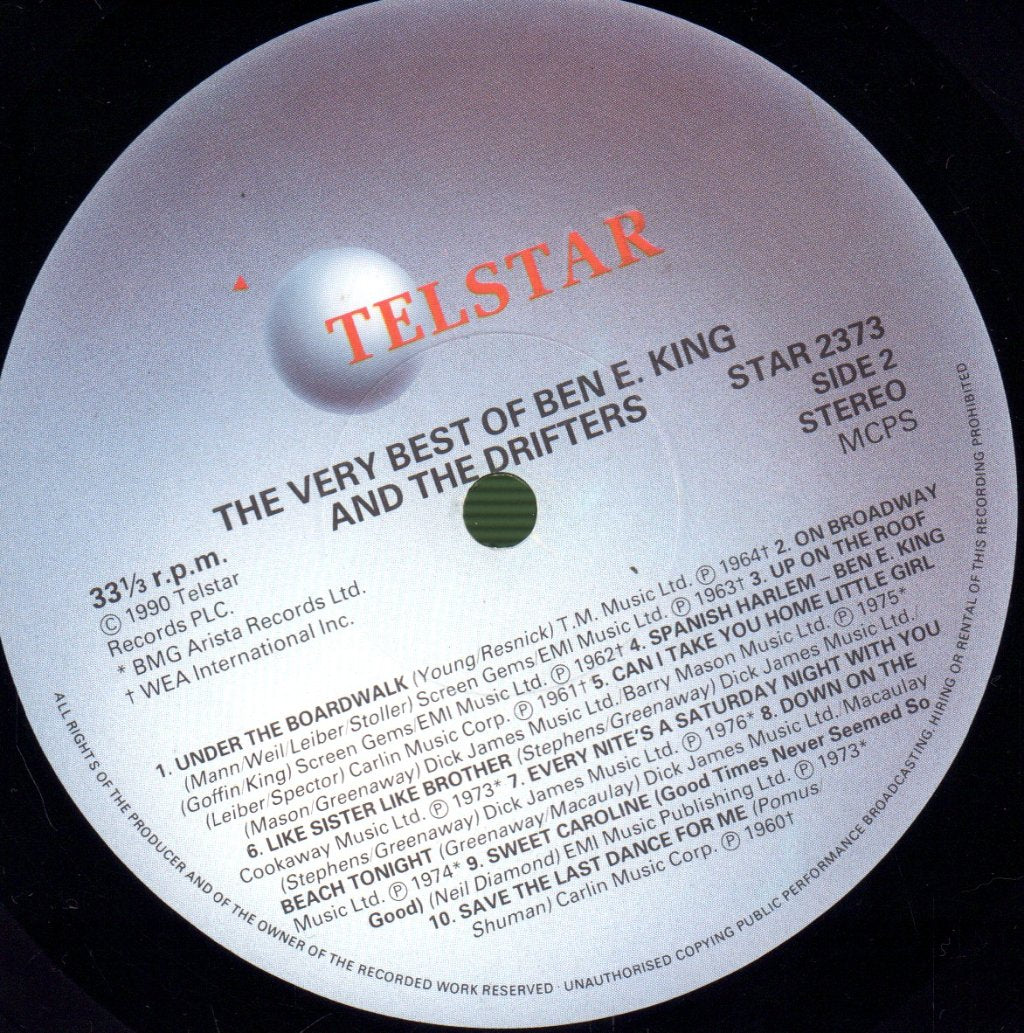 Drifters - Very Best Of Ben E King and The Drifters - Lp