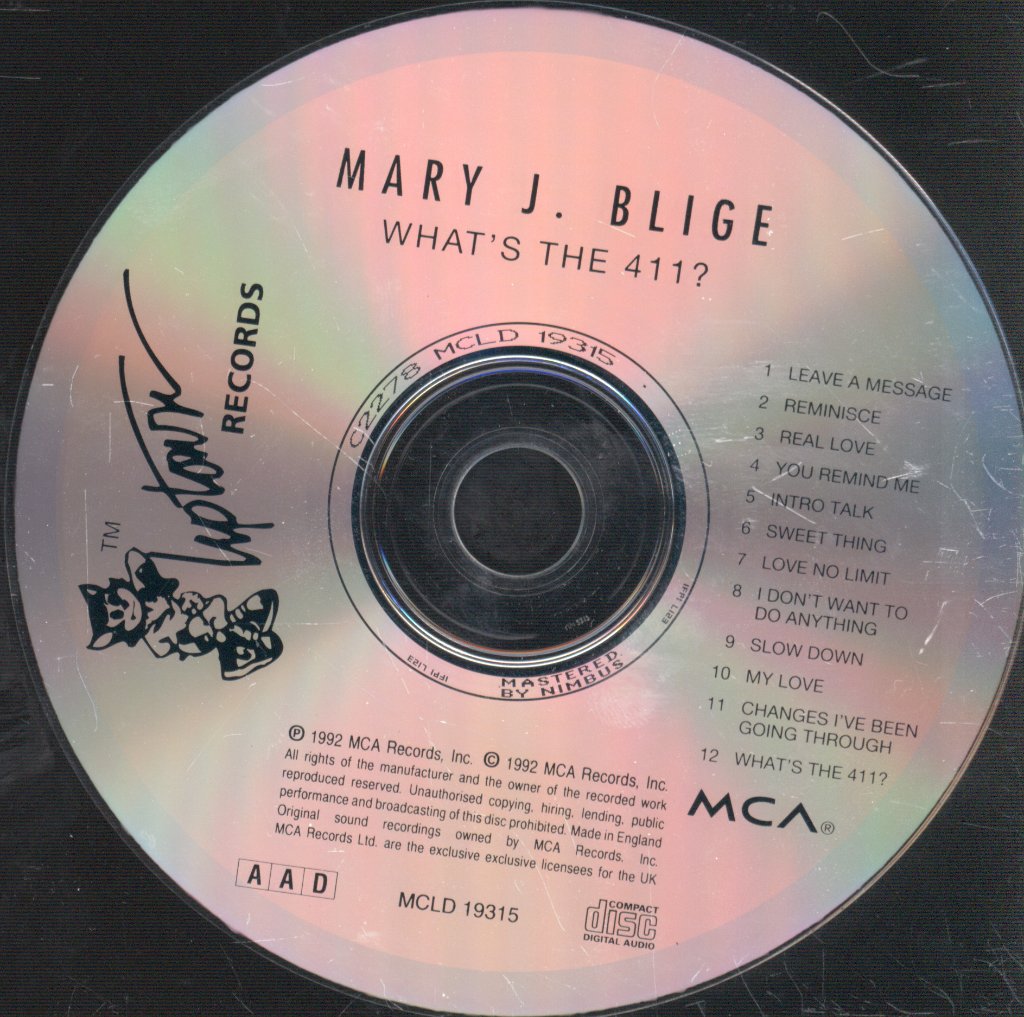 Mary J Blige - What's The 411? - Cd