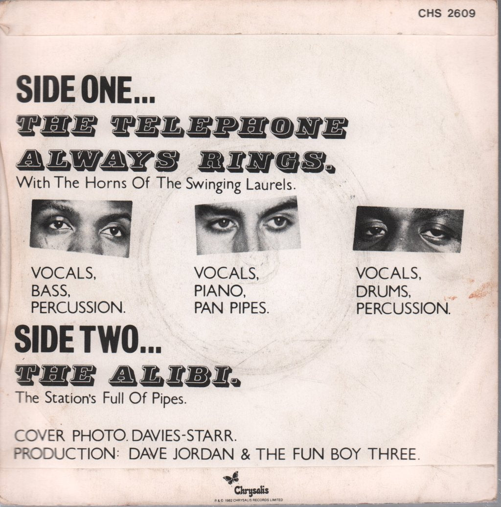 Fun Boy Three - Telephone Always Rings - 7 Inch