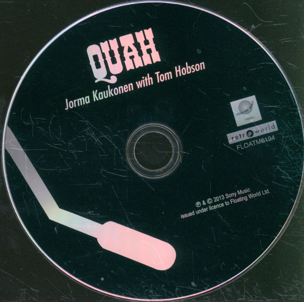 Jorma Kaukonen With Tom Hobson - Quah - Cd