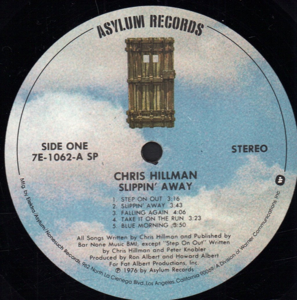 Chris Hillman - Slippin' Away - Lp