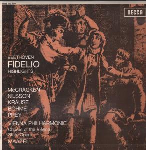 Lorin Maazel / Vienna Philharmonic Orchestra - Beethoven - Fidelio Highlights - Lp