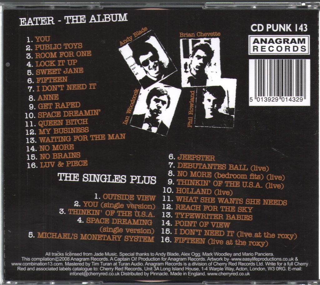 Eater - Album - Double Cd