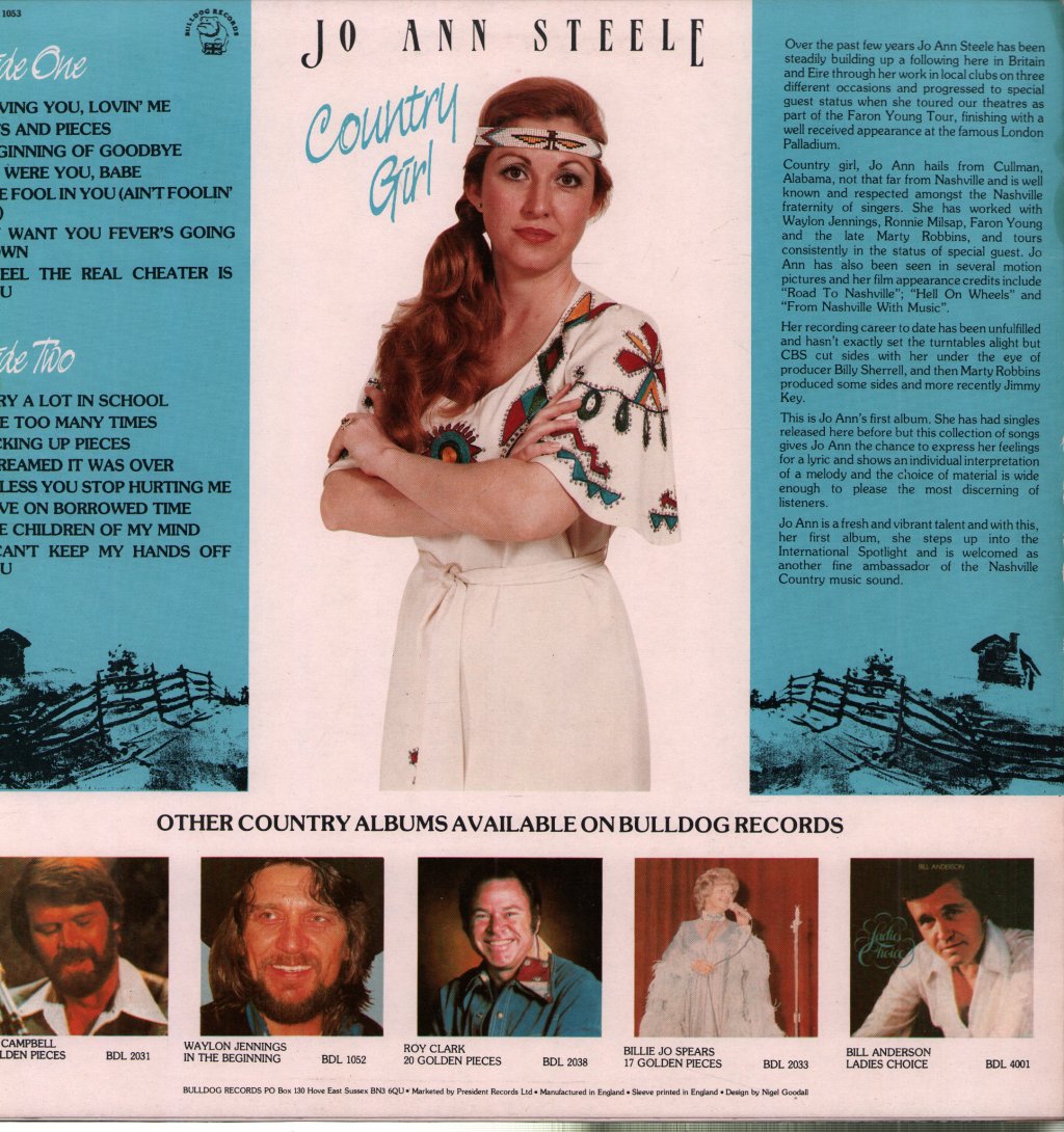 Jo Ann Steele - Country Girl - Lp
