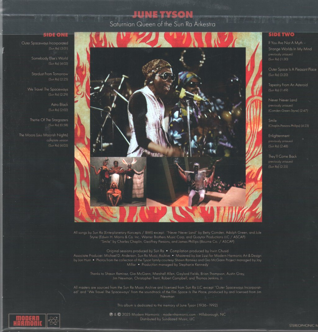 June Tyson - Saturnian Queen of the Sun Ra Arkestra - Lp