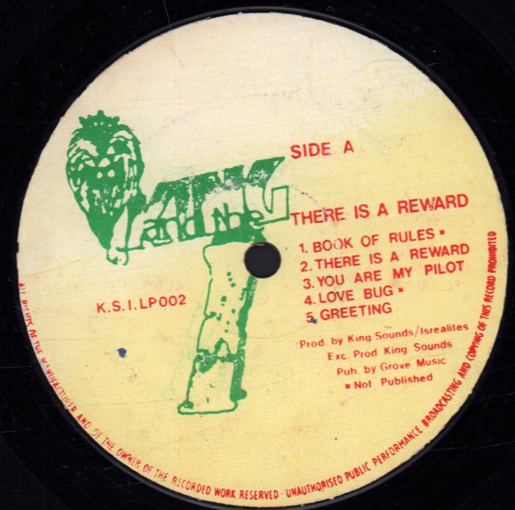 King Sounds And The Israelites - There Is A Reward - Lp