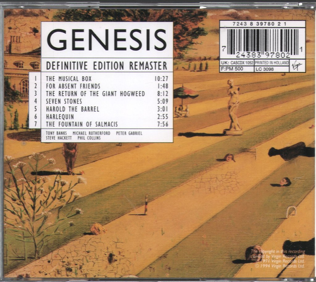 Genesis - Nursery Cryme - Cd