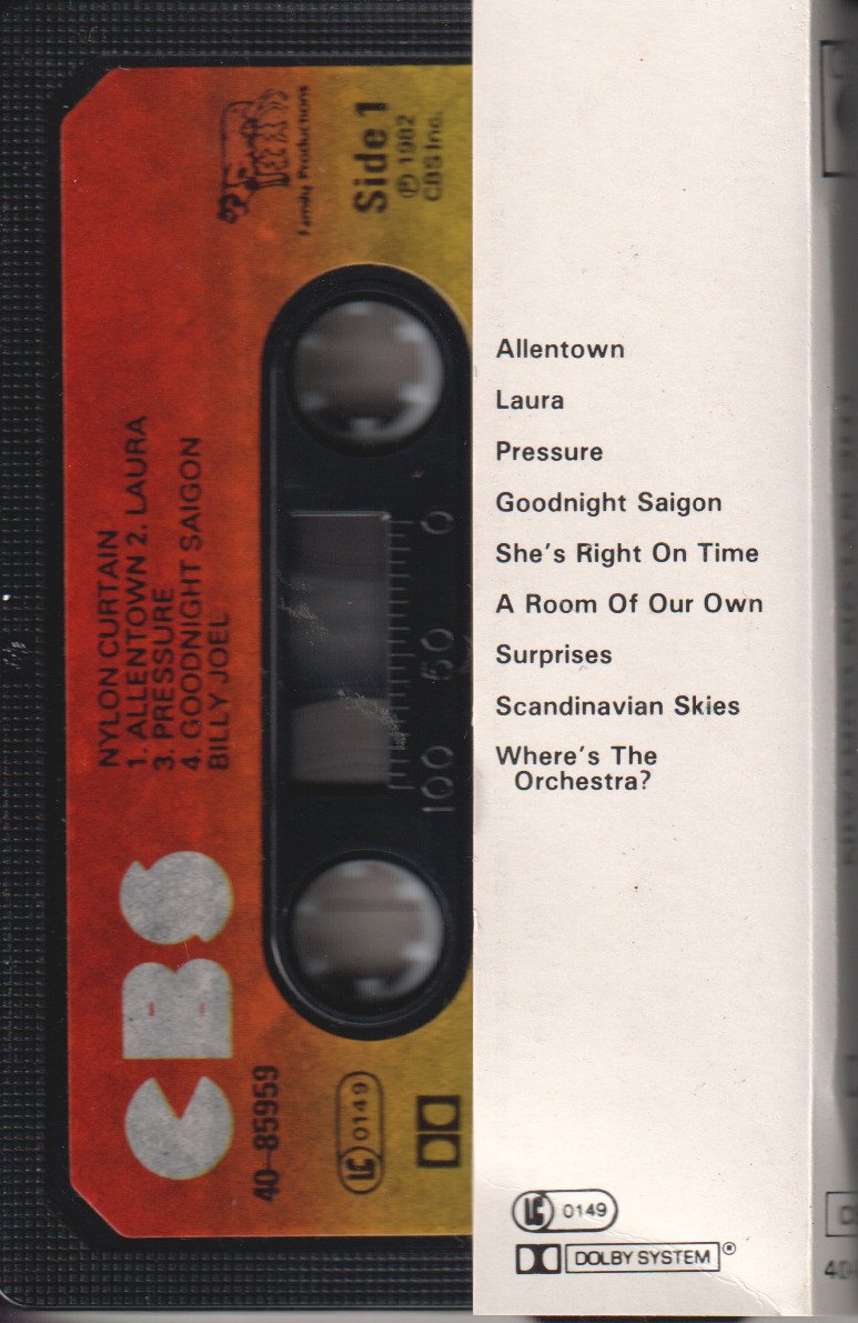 Billy Joel - Nylon Curtain - Cassette