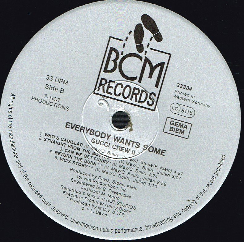 Gucci Crew II - Everybody Wants Some - Lp