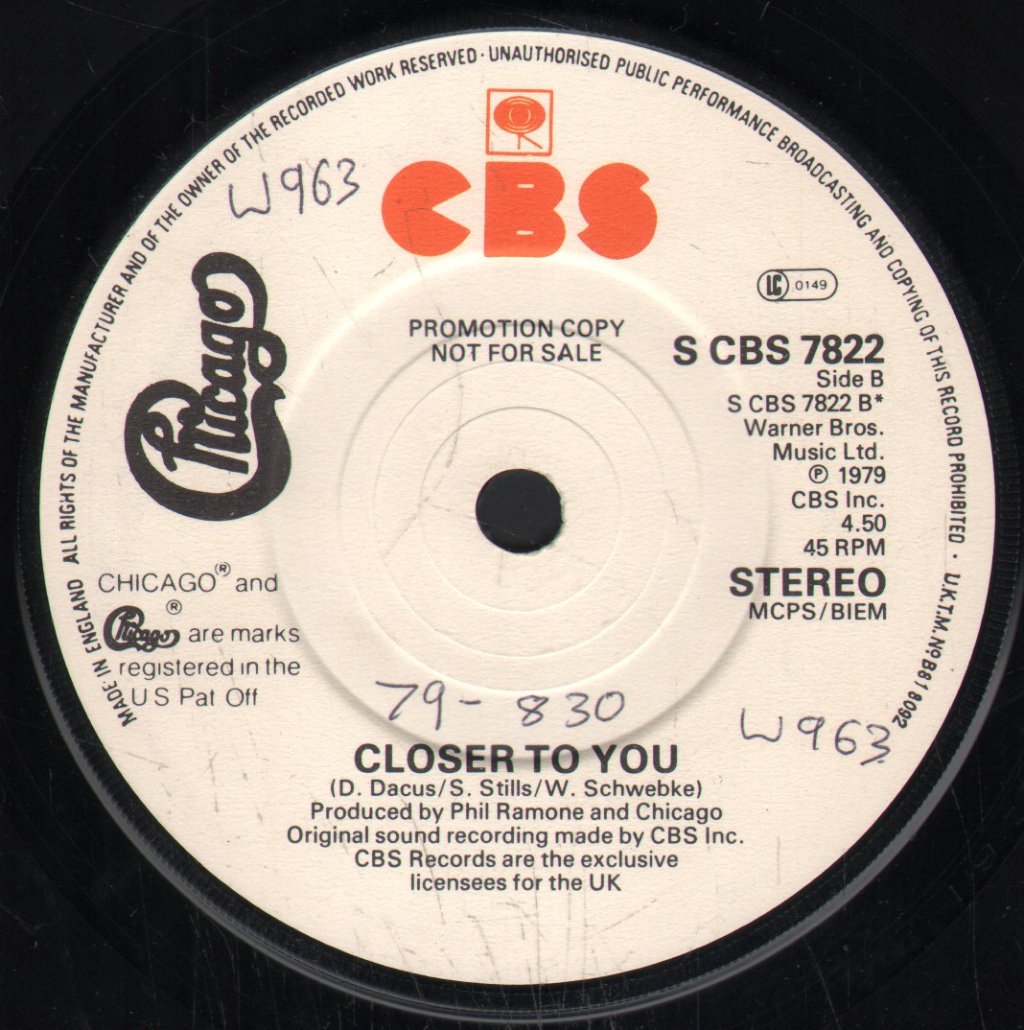 Chicago - Must Have Been Crazy - 7 Inch