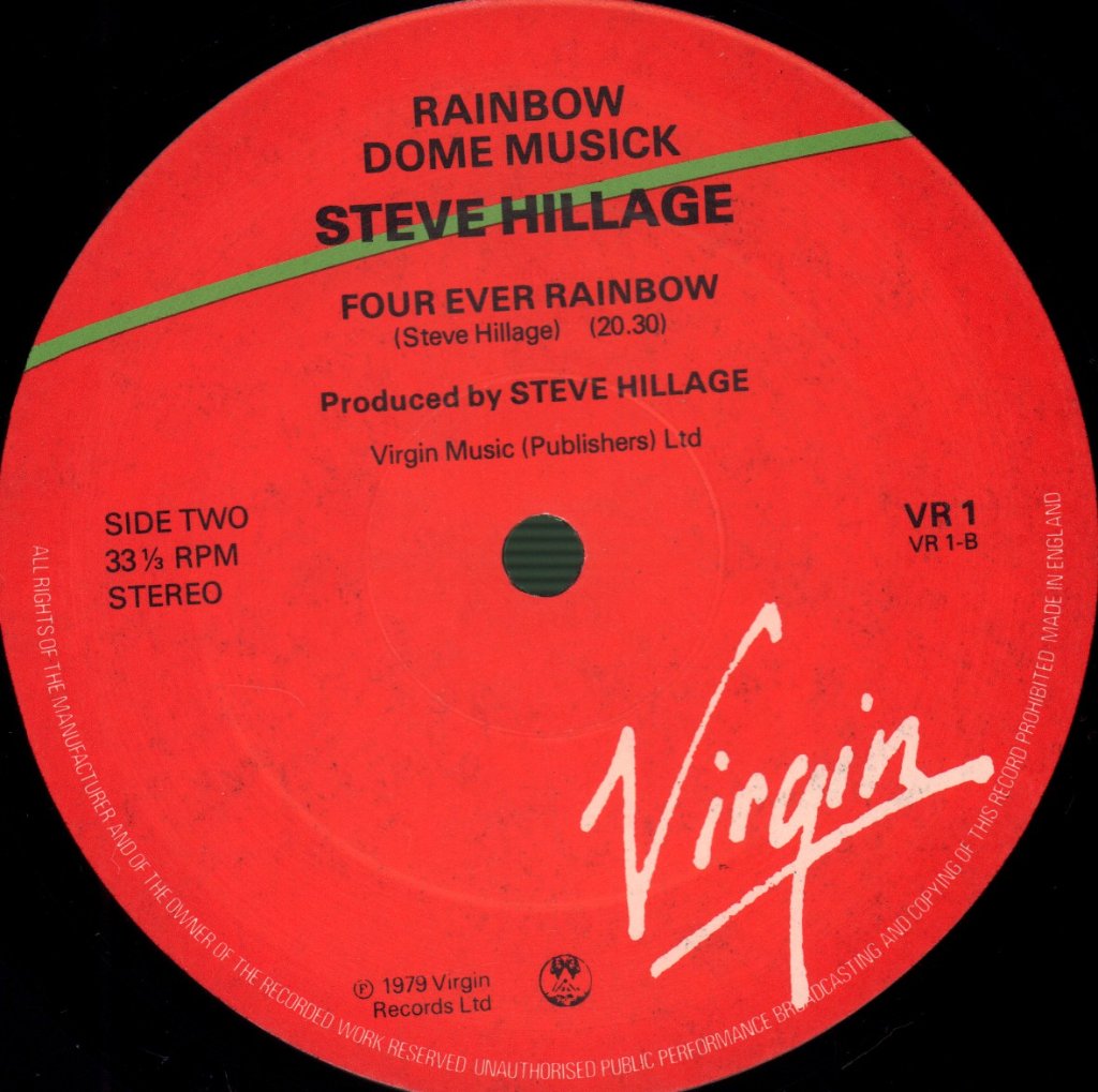 Steve Hillage - Rainbow Dome Musick - Lp