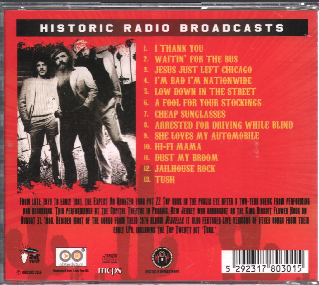 ZZ Top - Hi-Fi Mama... Live '80 - Cd