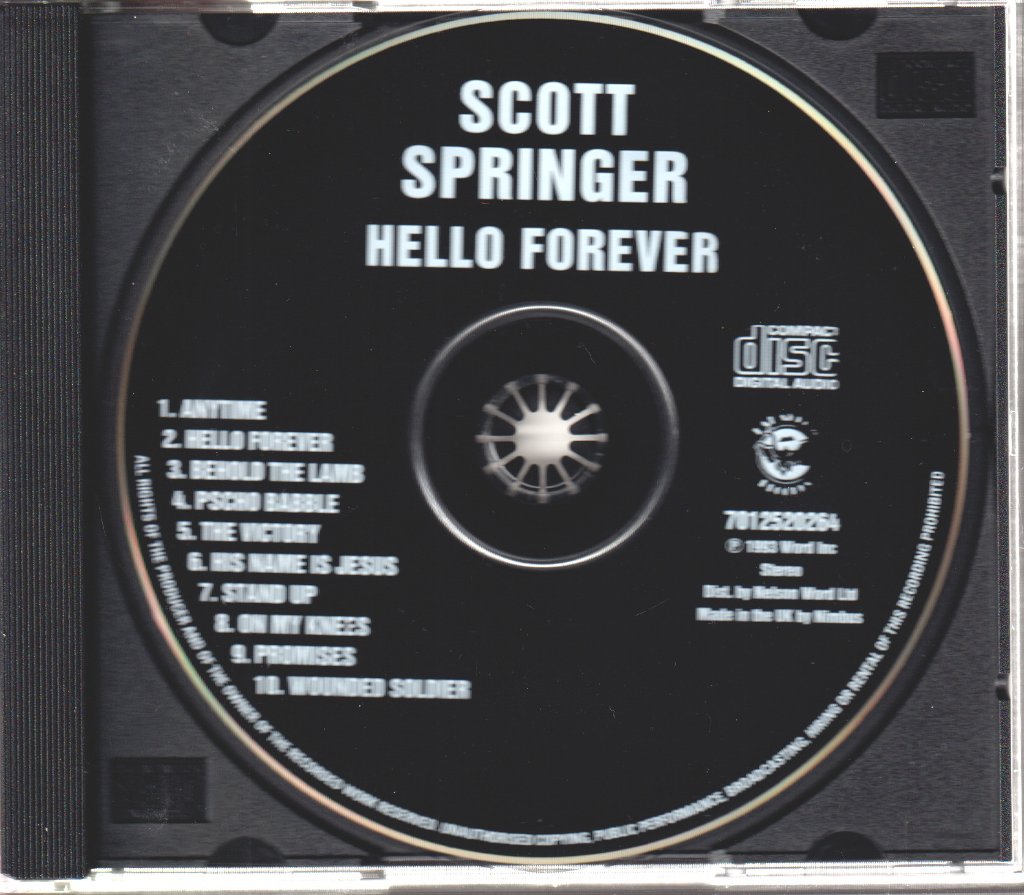 scott springer - Hello Forever - Cd