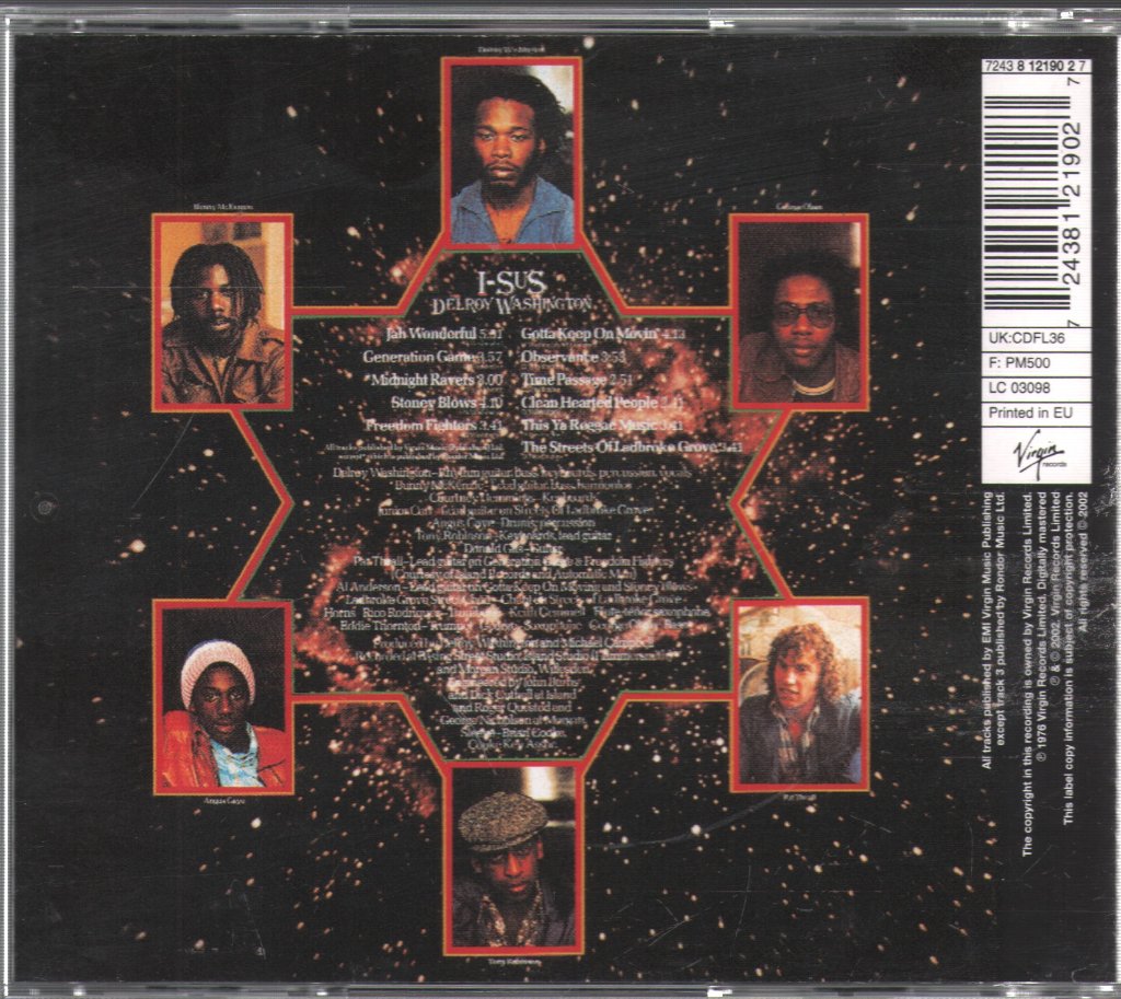 Delroy Washington - I-Sus - Cd