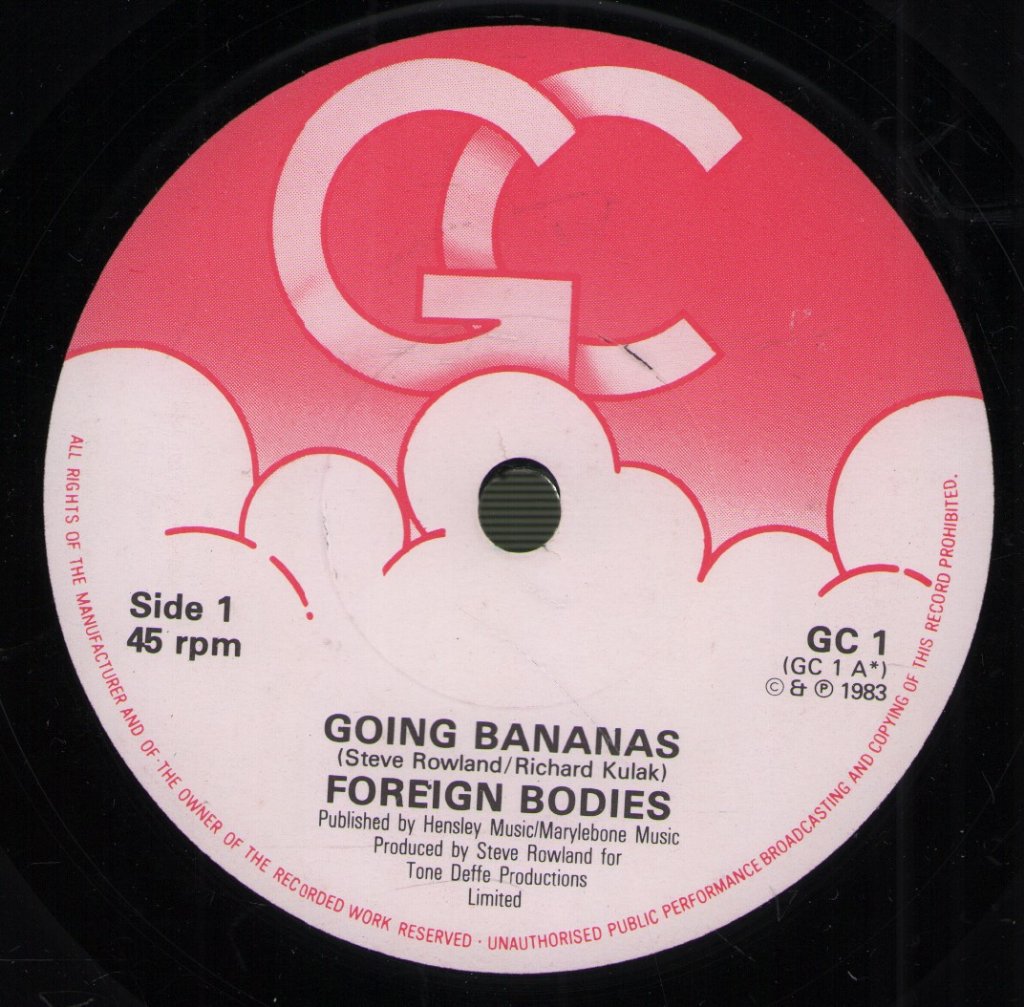 Foreign Bodies - Going Bananas - 7 Inch
