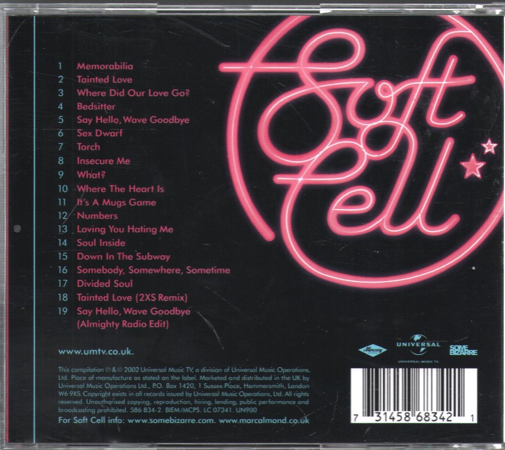 Soft Cell - Very Best Of Soft Cell - Cd
