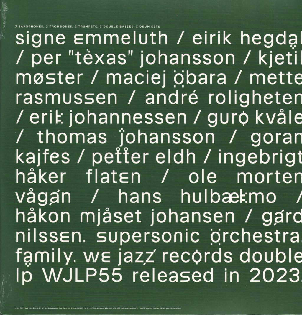 Gard Nilssen's Supersonic Orchestra - Family - Double Lp