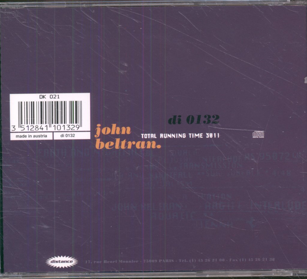 John Beltran - Earth & Nightfall - Cd