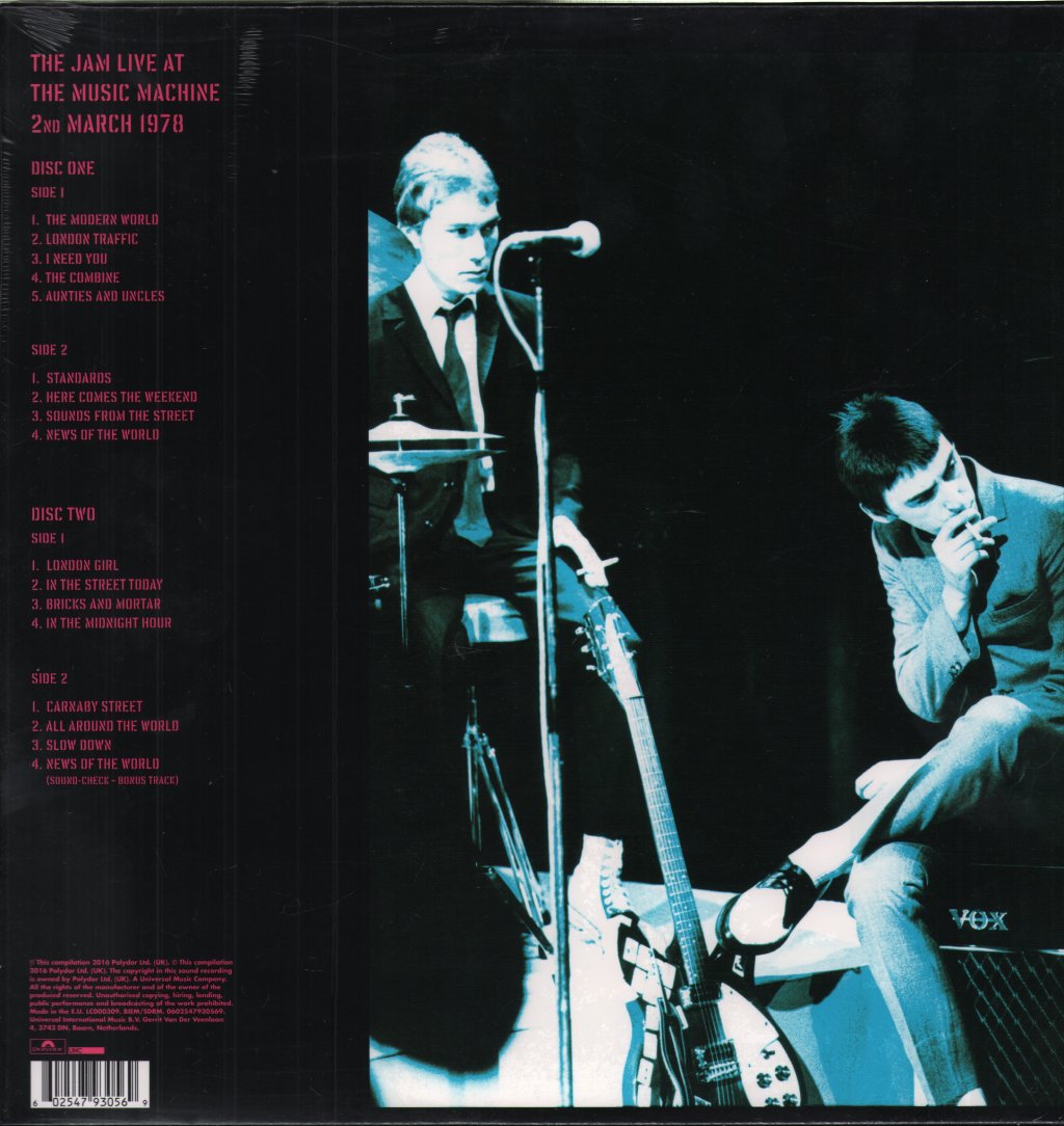 Jam - Jam Live At The Music Machine 2nd March 1978 - Double Lp