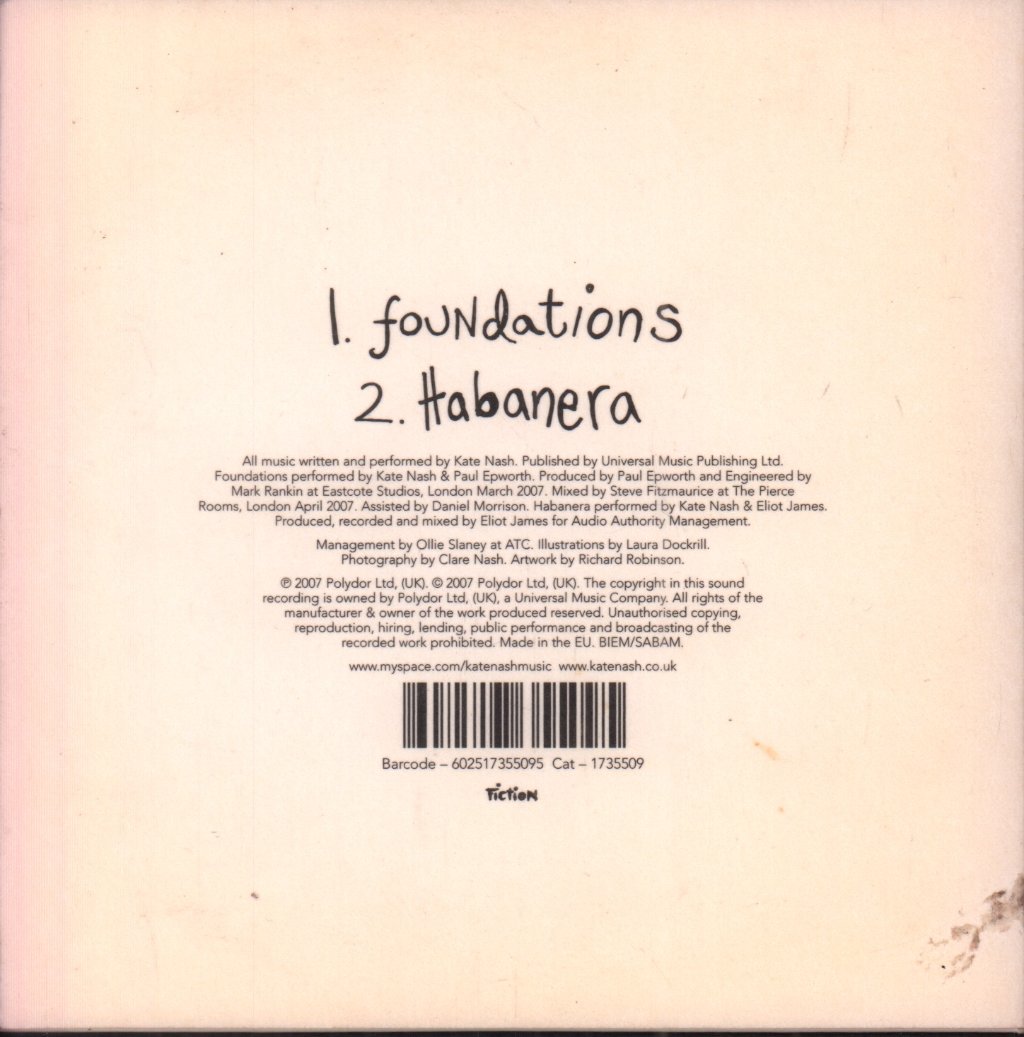 Kate Nash - Foundations - Cd