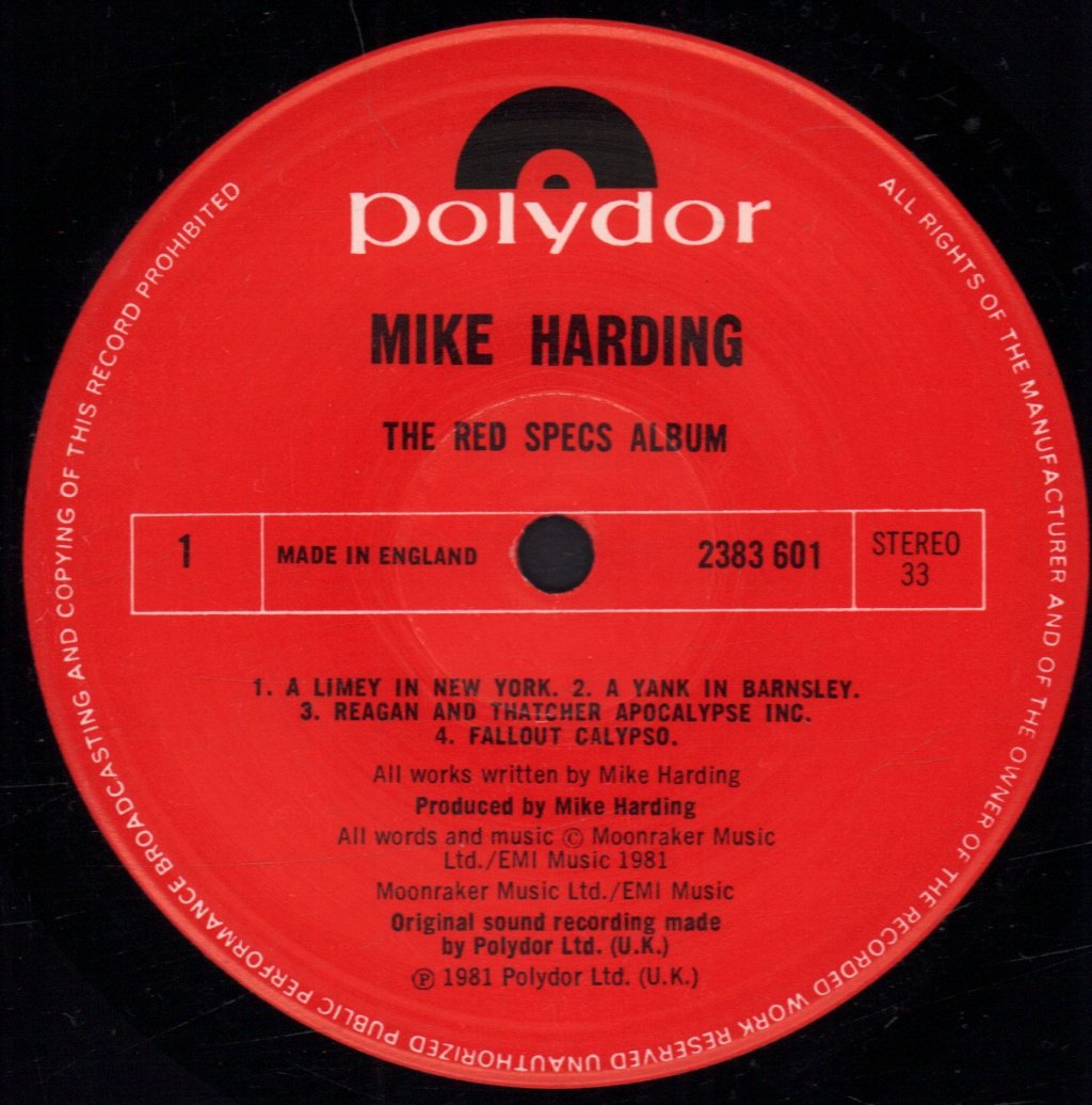Mike Harding - Red Specs Album - Lp