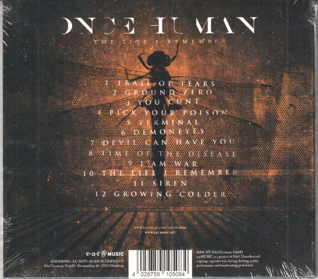 Once Human - Life I Remember - Cd