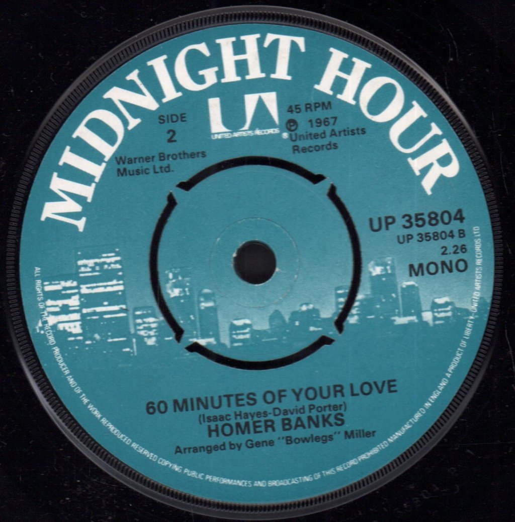 Homer Banks - Hooked By Love - 7 Inch