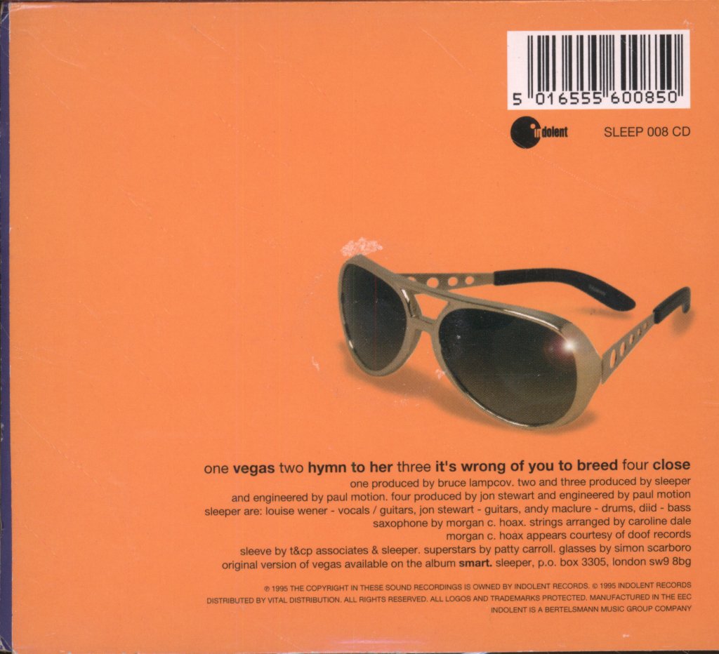Sleeper (Indie Band) - Vegas - Cd