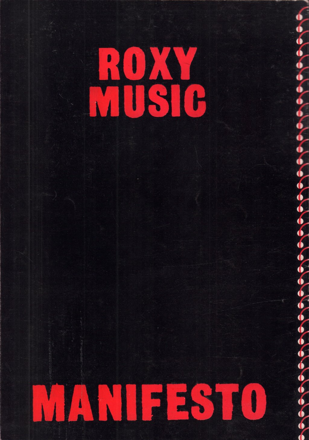 roxy music / tourists - souvenir tour diary 1979 - Tour Programme