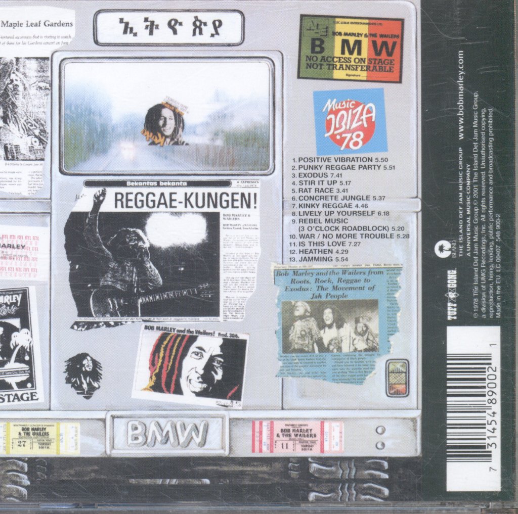 Bob Marley & The Wailers - Babylon By Bus - Cd