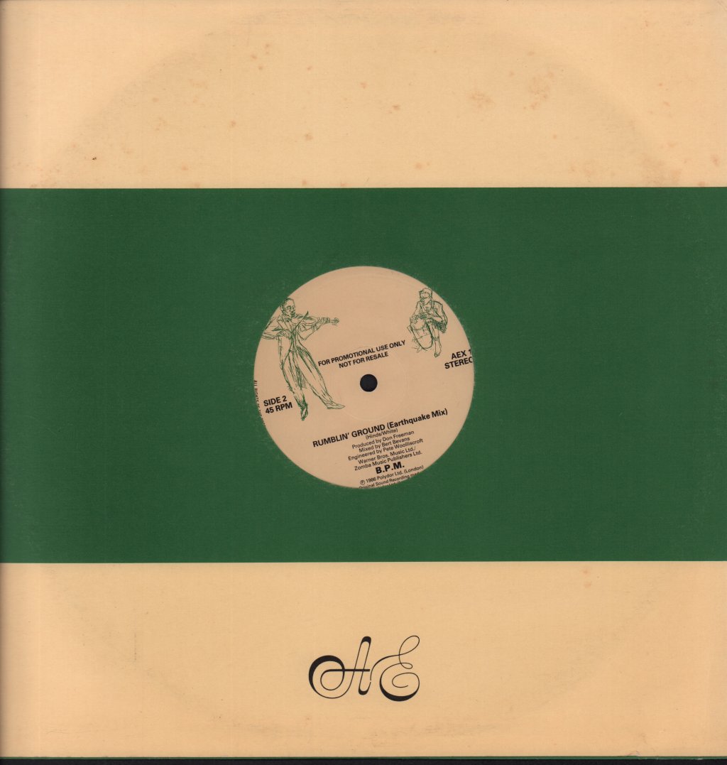 B.p.m. - Rumblin' Ground - 12 Inch