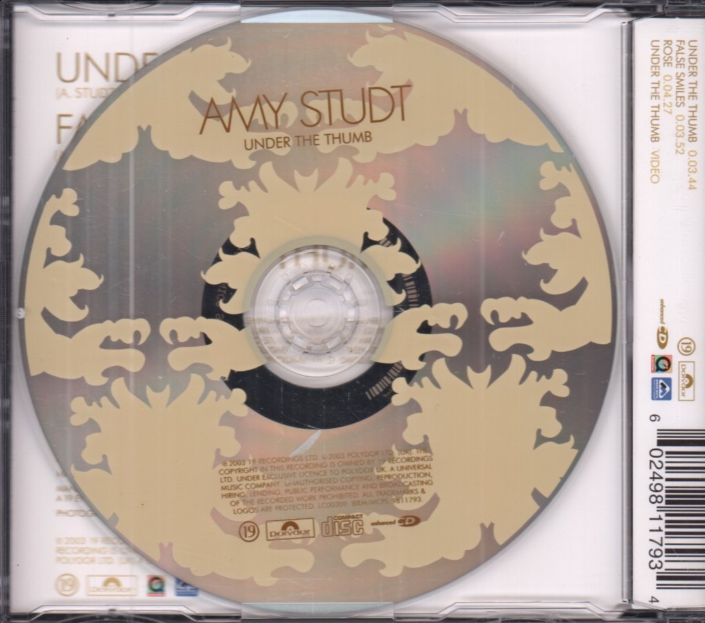 Amy Studt - Under The Thumb - Cd